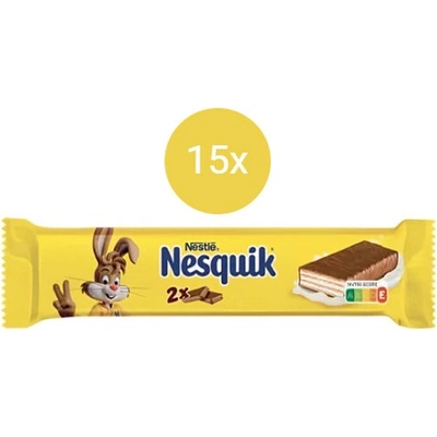 Nesquik wafer oplatky mléčná čokoláda 15 x 26 g
