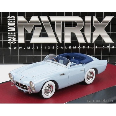 Matrix scale models Pegaso Z-102 2-series Saoutchik Cabriolet Open 1954 Velmi Světle Modrá 1:43