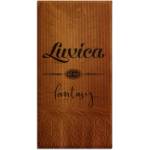 Luxica® Fantasy салфетки Теракота с дискретен релеф и фин бордюр 2 слоя | 40 броя Сгъвка 1/8 (22929292929)