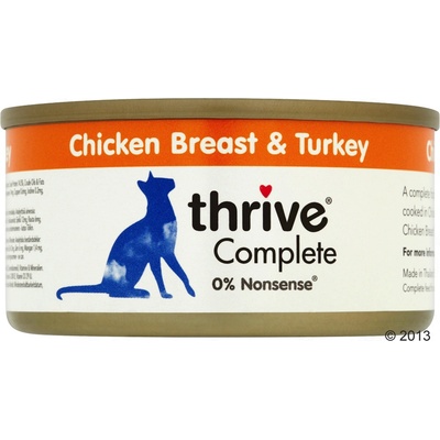 Thrive Complete Kuřecí prsa & krůtí 6 x 75 g
