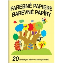 Farebný papier 20 listov