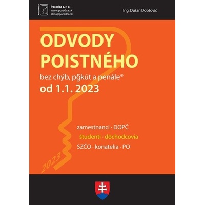 Odvody poistného od 1. 1. 2023 - Dušan Dobšovič