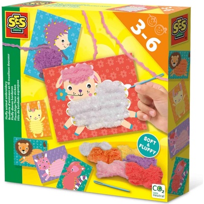 SES Vyšívání zvířátek pomocí příze – Zboží Dáma