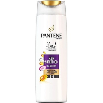Pantene Pro-V Hair Superfood šampón na vlasy 3v1 360 ml