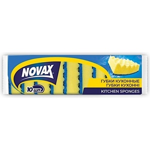 NOVAX Голяма, кухненска гъба, 10 бр (4823058333632)