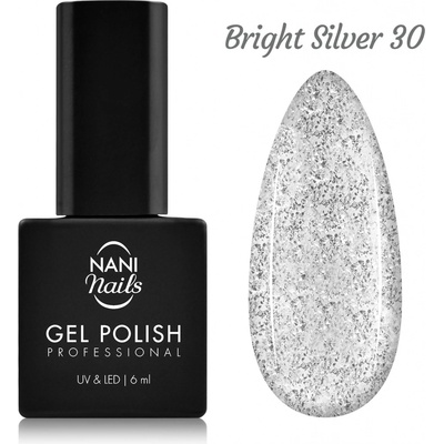 NANI gel lak Bright Silver 6 ml