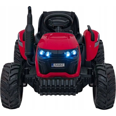 Joko elektrický Traktor GROW 1804 2x100W 24V penové kolesá červená