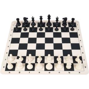 Engelhart Комплект шах за пътуване силикон 38 x 38 см
