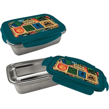 Graffiti Метална кутия за храна Graffiti Harry Potter - Hogwarts Houses (254421)