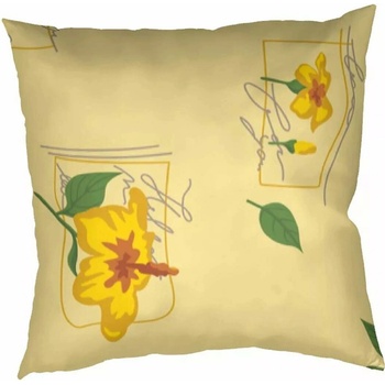 Dadka bavlna Ibištek žltý 50 x 70 cm