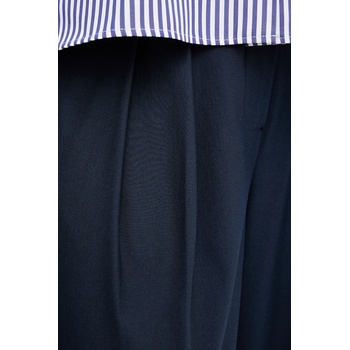 MM Панталон mm vadius в тъмносиньо със стандартна кройка, с висока талия 2526786118600 (2526786118600)