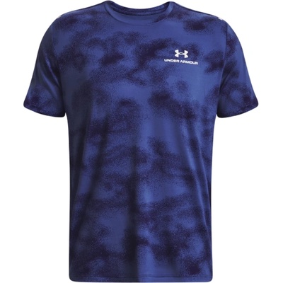 Мъжка тениска Under Armour Men's UA RUSH Energy Print Short Sleeve - Син