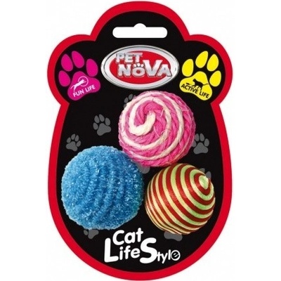 Petnova Hracky HRACKA CAT ballset 3x4cm