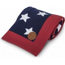 CEBA Deka pletená v darčekovom balení modré hviezdy