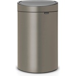 Brabantia Кош за смет Brabantia Touch Bin New 40L, Platinum (649732) - topmall