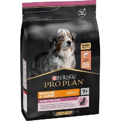 Purina Pro Plan Adult 7+ medium large Sensitive SKIN OPTIderma 3 kg