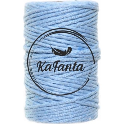 Macrame priadza KaFanta 2mm/60m - svetlo modrá