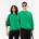 Lacoste Поларена блуза Lacoste Loose Fit Badge Accent Fleece Sweatshirt - Green