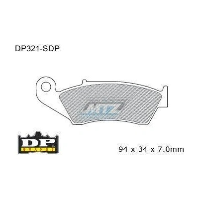 Destičky brzdové DP321-SDP DP Brakes - směs SDP PRO-MX DP321-SDP