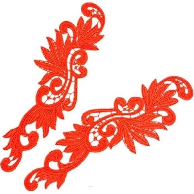 EU Krajková aplikace FRESIA Flamered