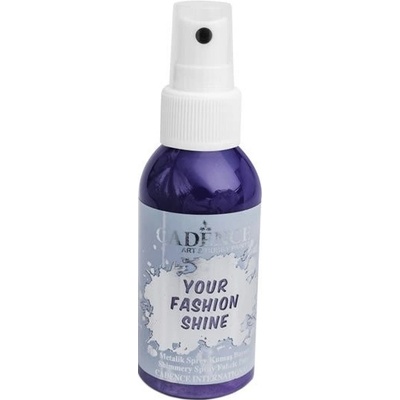 Farba na textil CADENCE YOUR FASHION SHINE 100 ML fialová