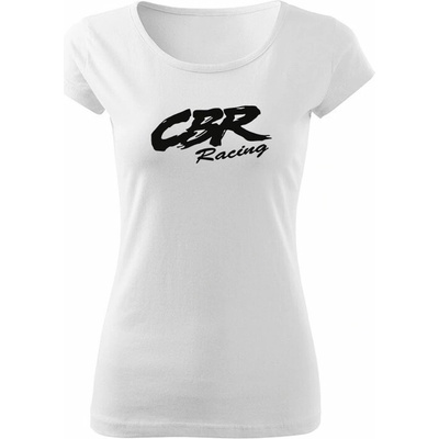 Tričko CBR racing dámske tričko Biela Čierna