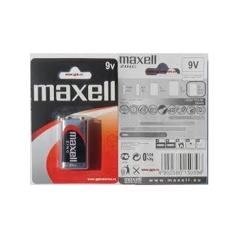 Maxell Цинк Манганова батерия maxell 6f22 /9v/ 1 бр. в блистер (ml-bm-6f22)