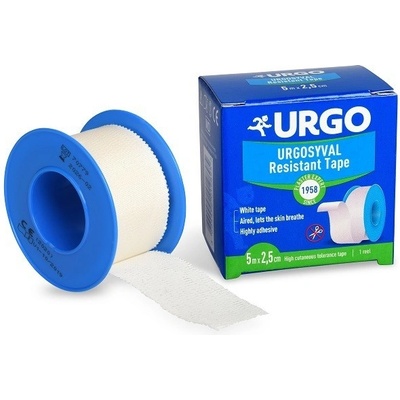 Urgo Syval Textilní náplast bílá 2,5 cm x 5 m