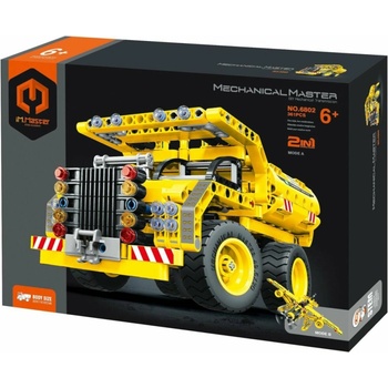 MECHANICAL MASTER - Stavebnice 2v1 Sklápěč & Letadlo 361 ks