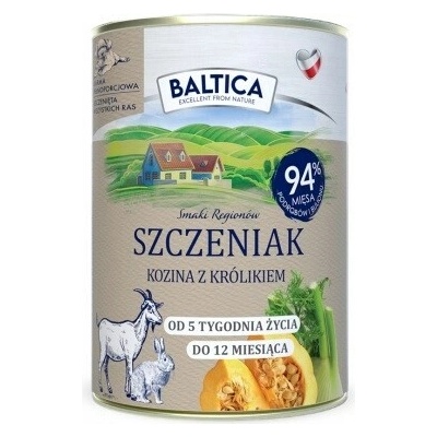 Baltica Smaki regionów Puppy Goat with rabbit 400 g