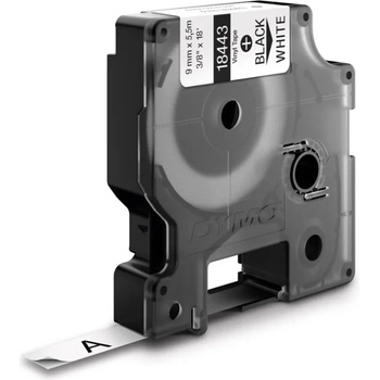 Image 1 of DYMO Винилова лента Dymo ID1 DY18443 9мм, черна / бяла (S0718580)