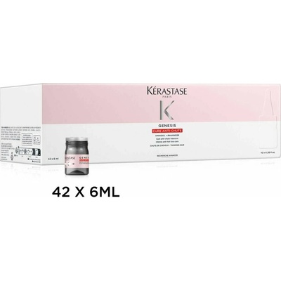 Kérastase Genesis Cure Anti-Chute – Intenzívna kúra proti vypadávaniu vlasov (42 × 6 ml)