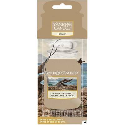 Yankee Candle Amber & Sandalwood vonná visačka 1 ks