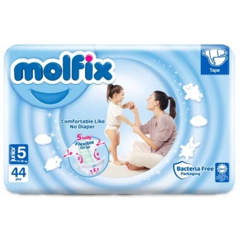 Molfix Бебешки пелени Molfix 5 - 44 броя