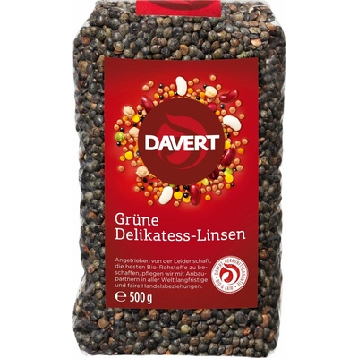 Davert Bio zelená čočka Delikatess 0,5 kg
