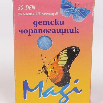 Image 1 of Детски фигурален чорапогащник в светлосиньо - 30 den