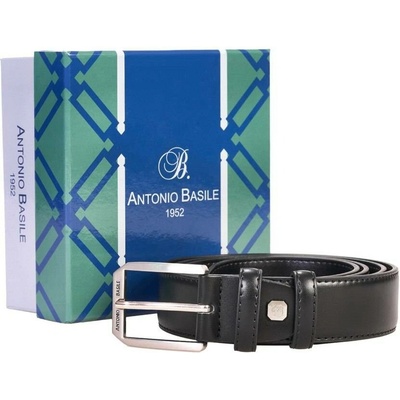 Antonio Basile Pierre Cardin kožený opasek 2503 černá 2503-GG29-NERO