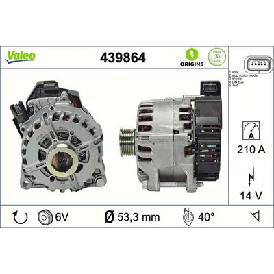 Generátor startéru VALEO 439864 439864