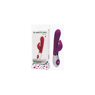 PrettyLove Multifunkční vibrátor 20,5 cm silikonový