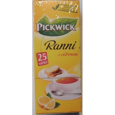 Pickwick černý Ranní s citronem 25 x 1,75 g