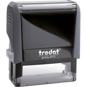 TRODAT Печат TRODAT Printy 4.0 4912 екочерен корпус син тампон 4912F/K (4912-FK-FK)