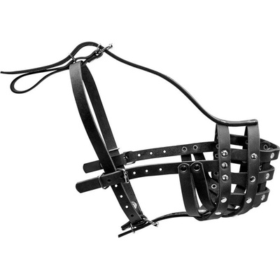 Collar Kožený náhubok pre psa tvrdý rottweiler