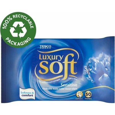 Tesco Soft Luxury Sensitive 50 ks