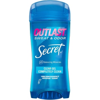 Secret čirý gel Outlast Completely Clean 73 g