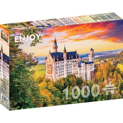 Enjoy Neuschwanstein Castle in Autumn GermanyT 1000 dielov