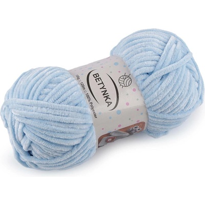 Pletací žinylková příze Betynka 100 g Varianta: 11 (306) modrá pomněnková, Balení: 1 ks 59481/152966/275090