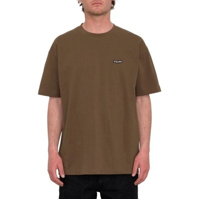 Volcom tričko Pistol Stone Lse Sst Dark Earth