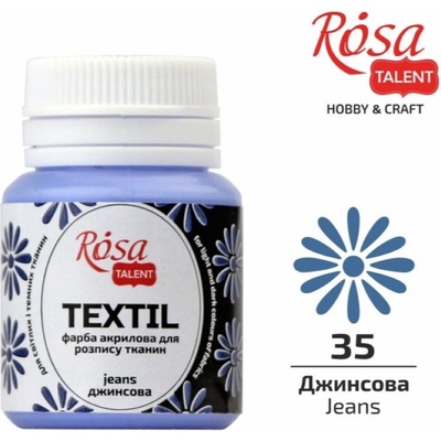 Rosa Talent farba na textil 20 ml 35 jeans