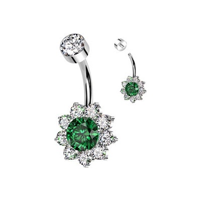 Šperky4U piercing do pupíku titan TIT1314-E