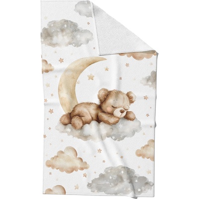 Takoy HT-00145 Rýchloschnúci uterák macko na obláčiku 30 x 50 cm